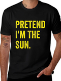 Pretend Im The Sun T-Shirt - Funny Costume Tee product image 1