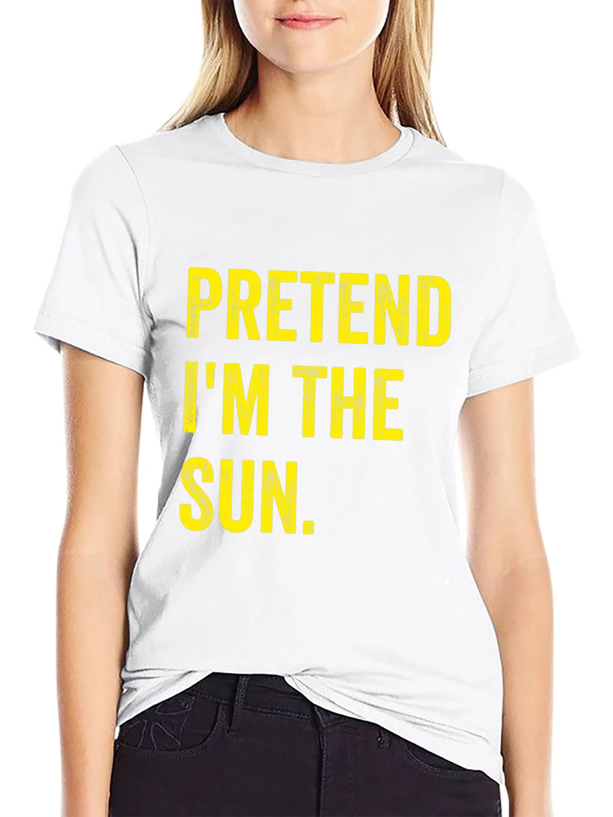 Pretend Im The Sun T-Shirt - Funny Costume Tee product image 8