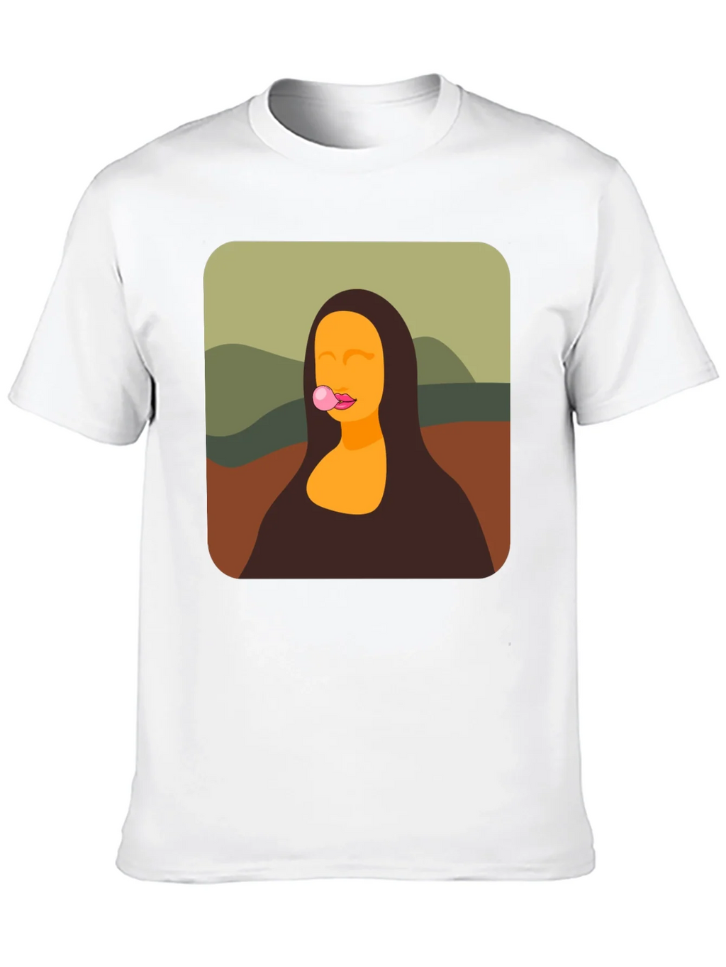 Mona Lisa Bubble Gum Black T-Shirt product image 9