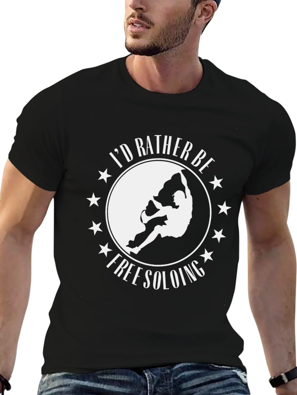 Free Soloing T-Shirt - Rock Climbing Apparel product image 6