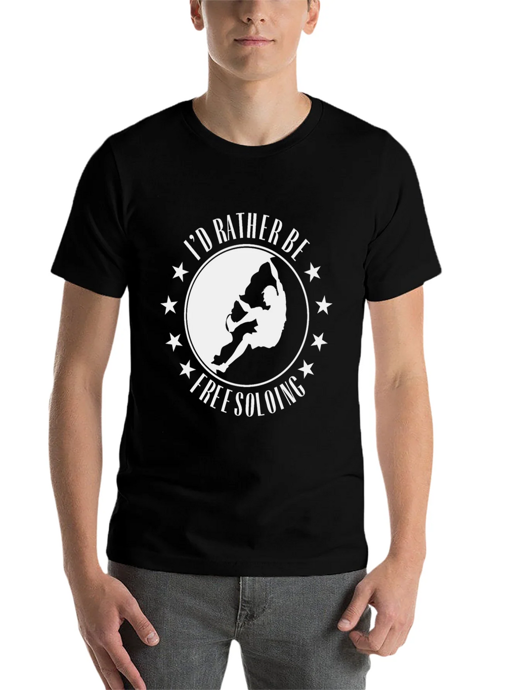 Free Soloing T-Shirt - Rock Climbing Apparel product image 4