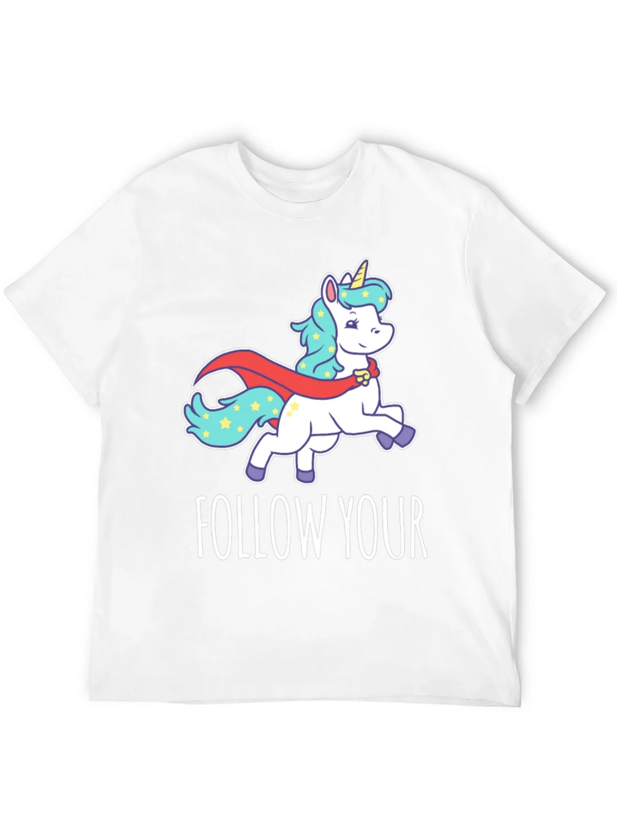 Follow Your Dreams Unicorn Graphic T-Shirt product image 11