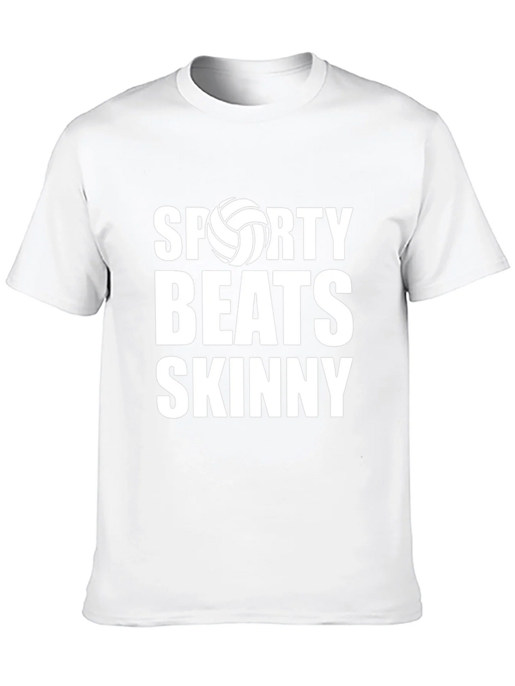 Sporty Beats Skinny Black Graphic T-Shirt product image 9