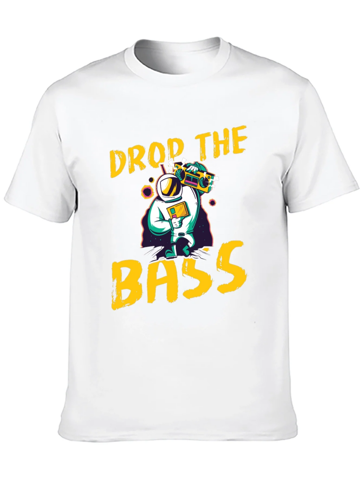Drop The Bass Graphic Tee - Retro Astronaut Design product image 9
