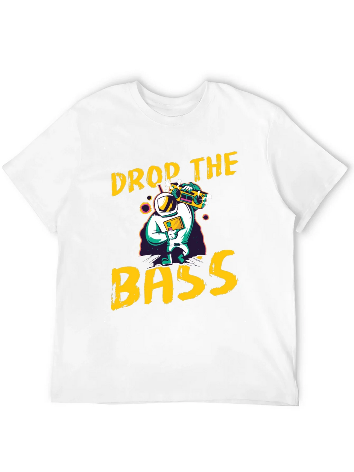Drop The Bass Graphic Tee - Retro Astronaut Design product image 11