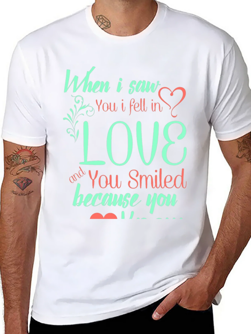 Love Quote Graphic Print Tee - Black T-Shirt product image 5