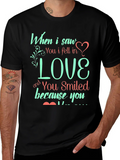 Love Quote Graphic Print Tee - Black T-Shirt product image 1