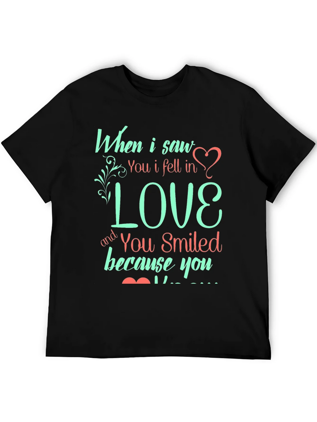 Love Quote Graphic Print Tee - Black T-Shirt product image 3