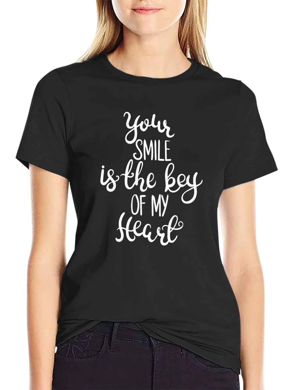 Your Smile is the Key of My Heart Graphic T-Shirt product image 2