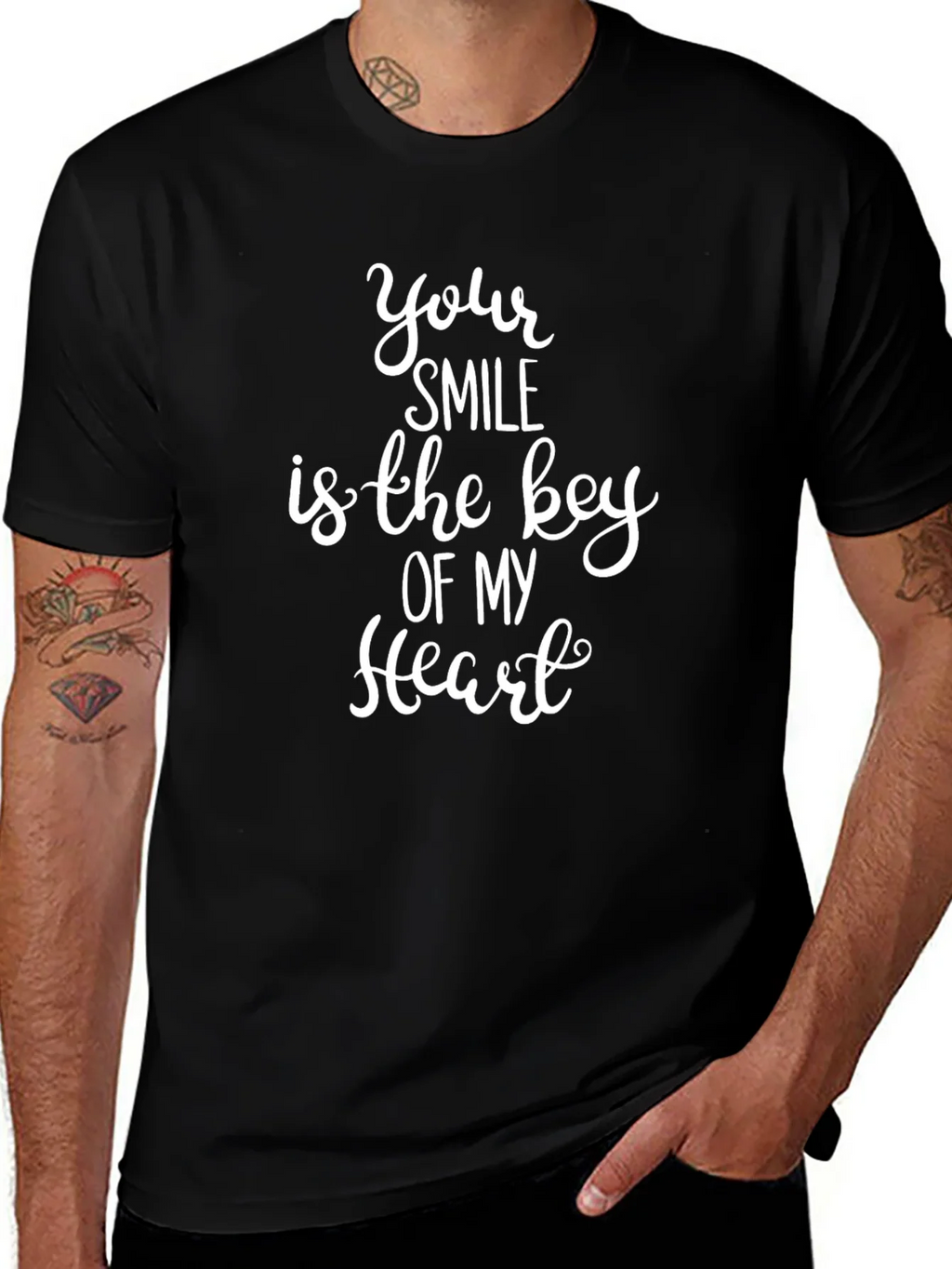Your Smile is the Key of My Heart Graphic T-Shirt product image 1