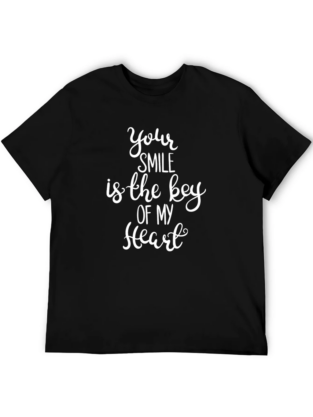Your Smile is the Key of My Heart Graphic T-Shirt product image 5