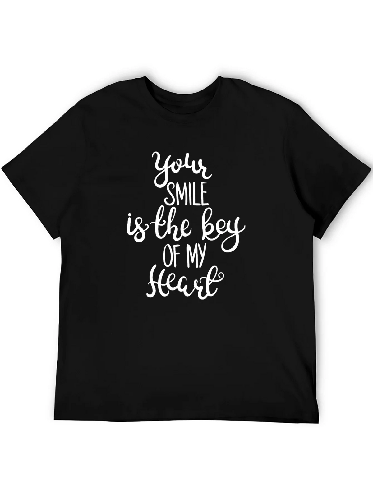 Your Smile is the Key of My Heart Graphic T-Shirt product image 5