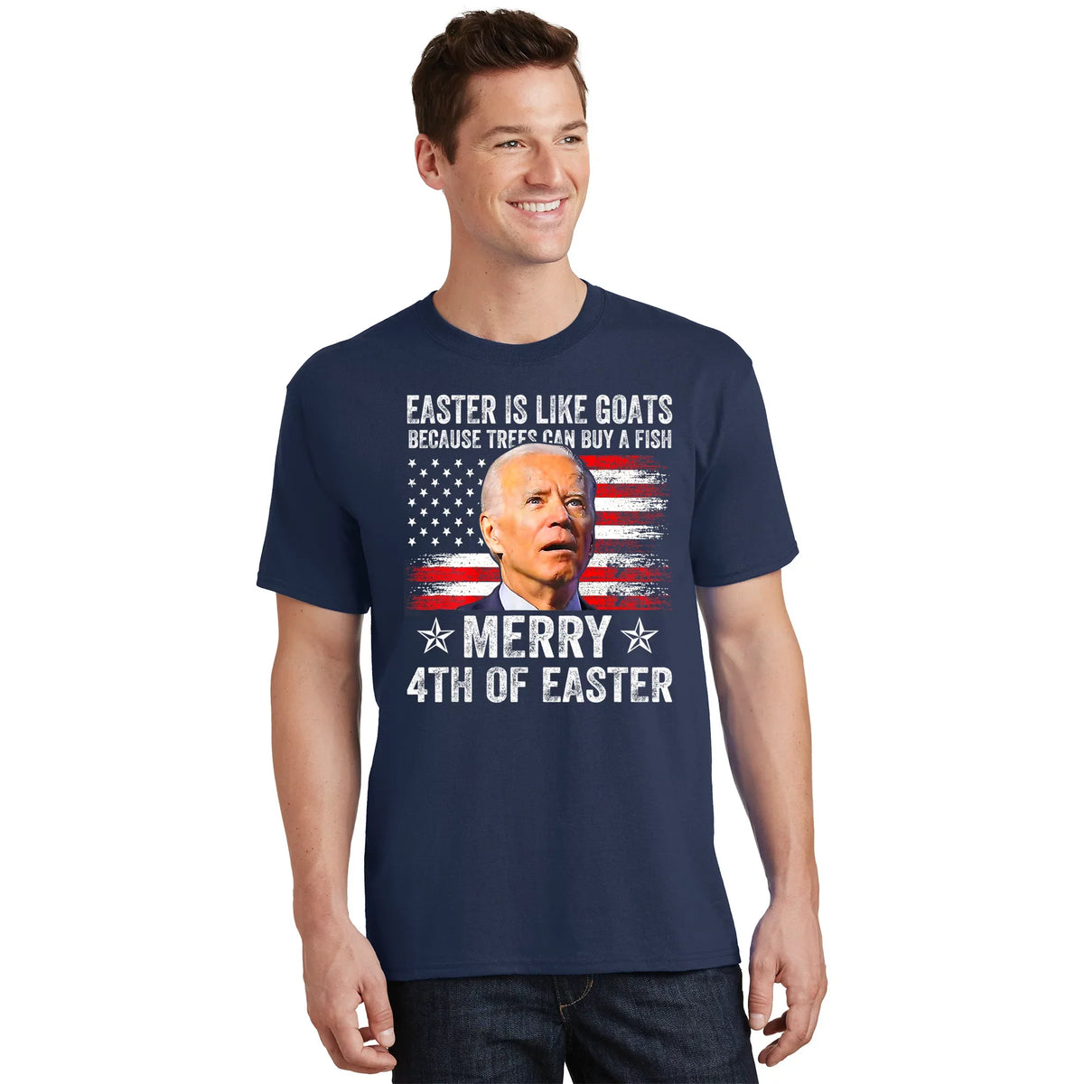 Anti Joe Biden Merry 4th Of Easter Of July T-Shirt product image 1