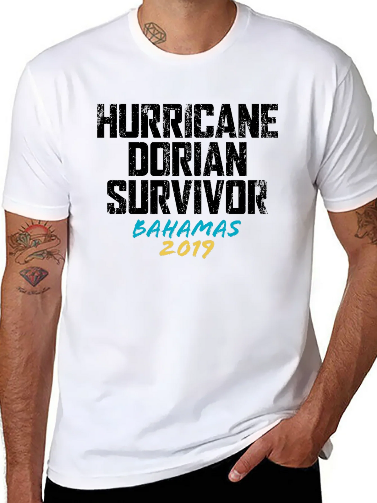 Hurricane Dorian Survivor Bahamas 2019 T-Shirt product image 7