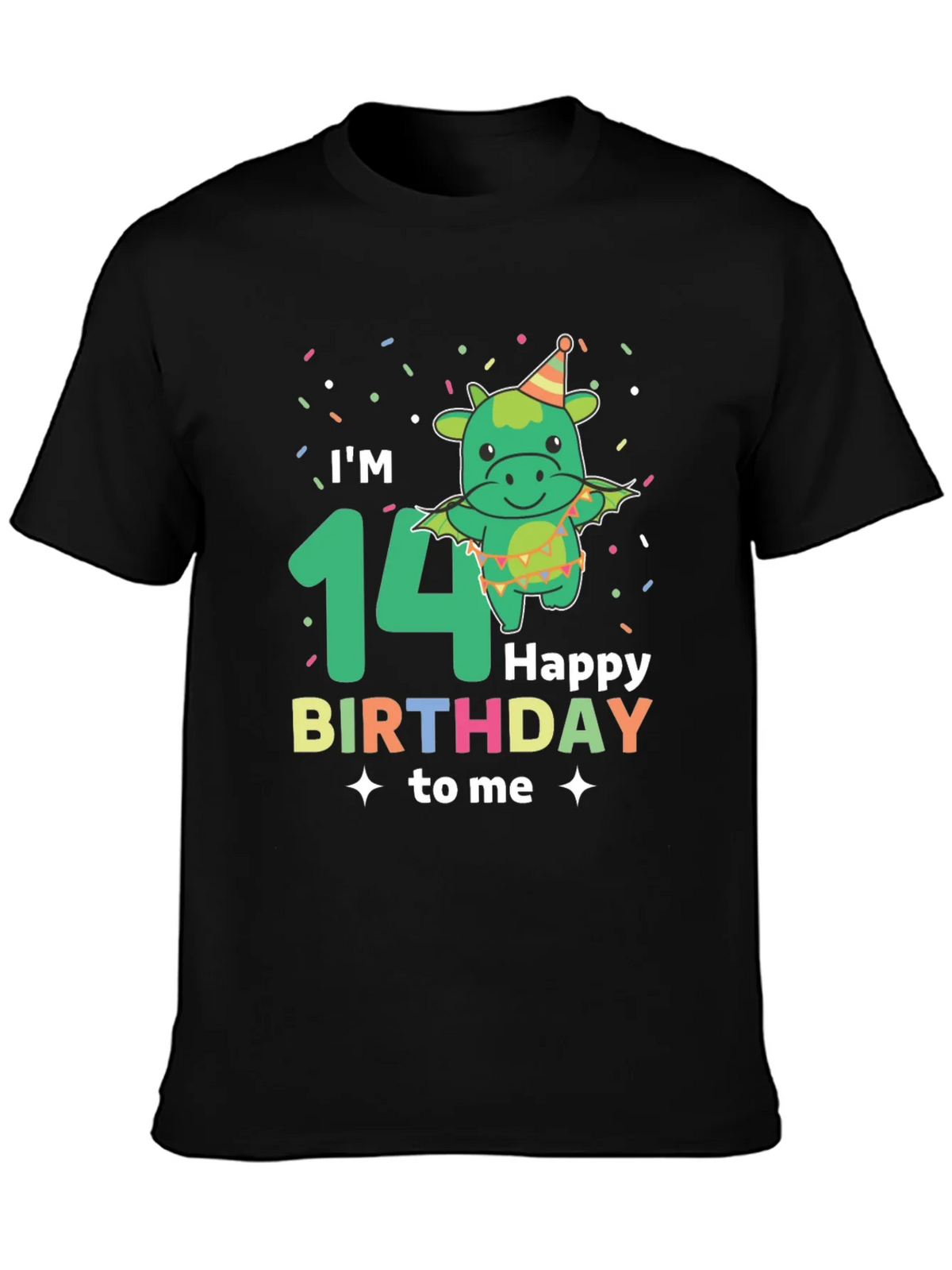 Im 14 Happy Birthday Dragon T-Shirt product image 3