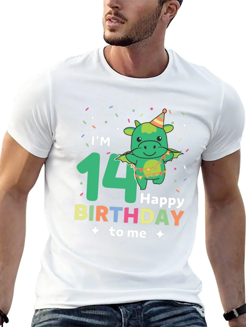 Im 14 Happy Birthday Dragon T-Shirt product image 12