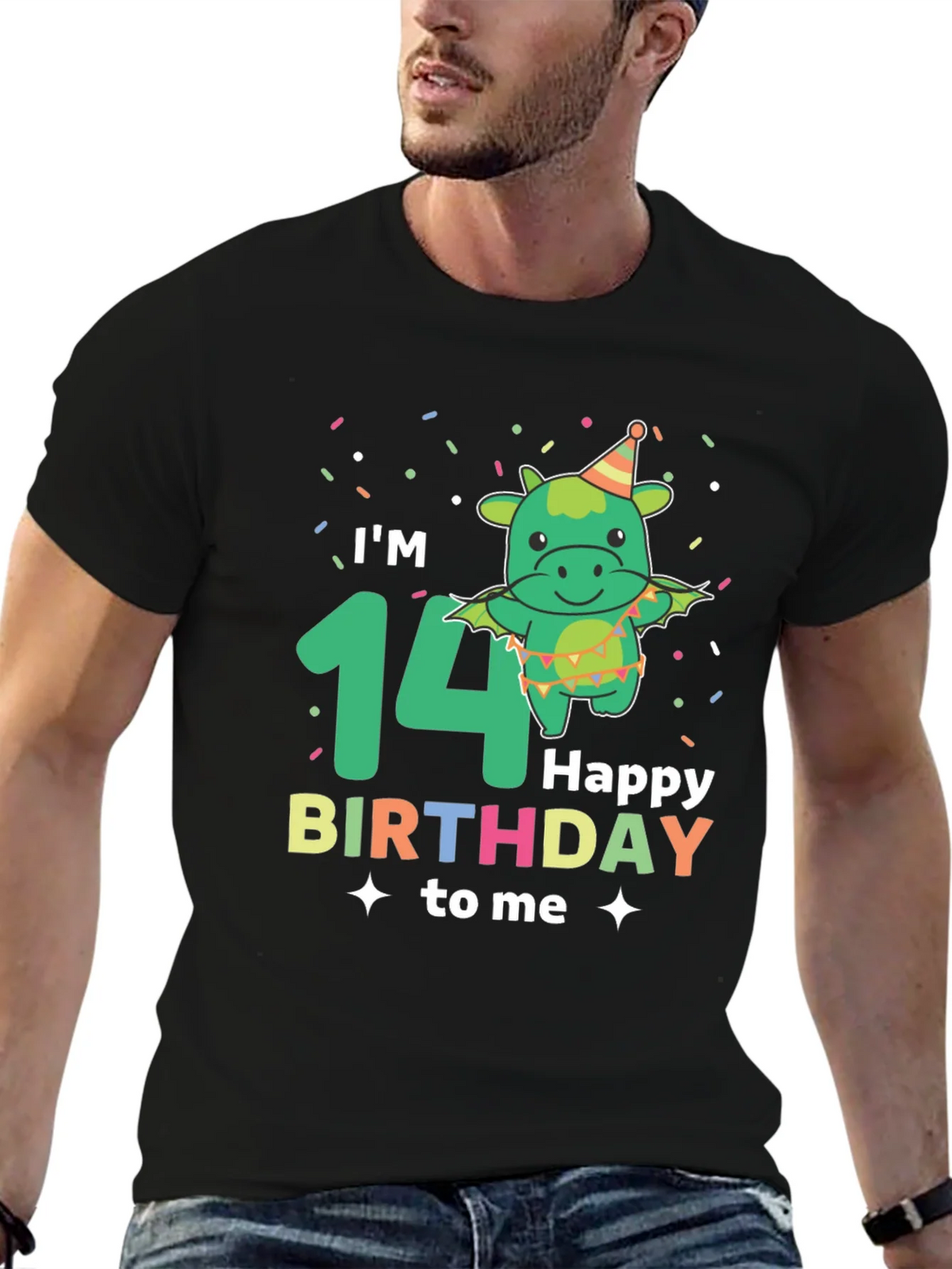 Im 14 Happy Birthday Dragon T-Shirt product image 6