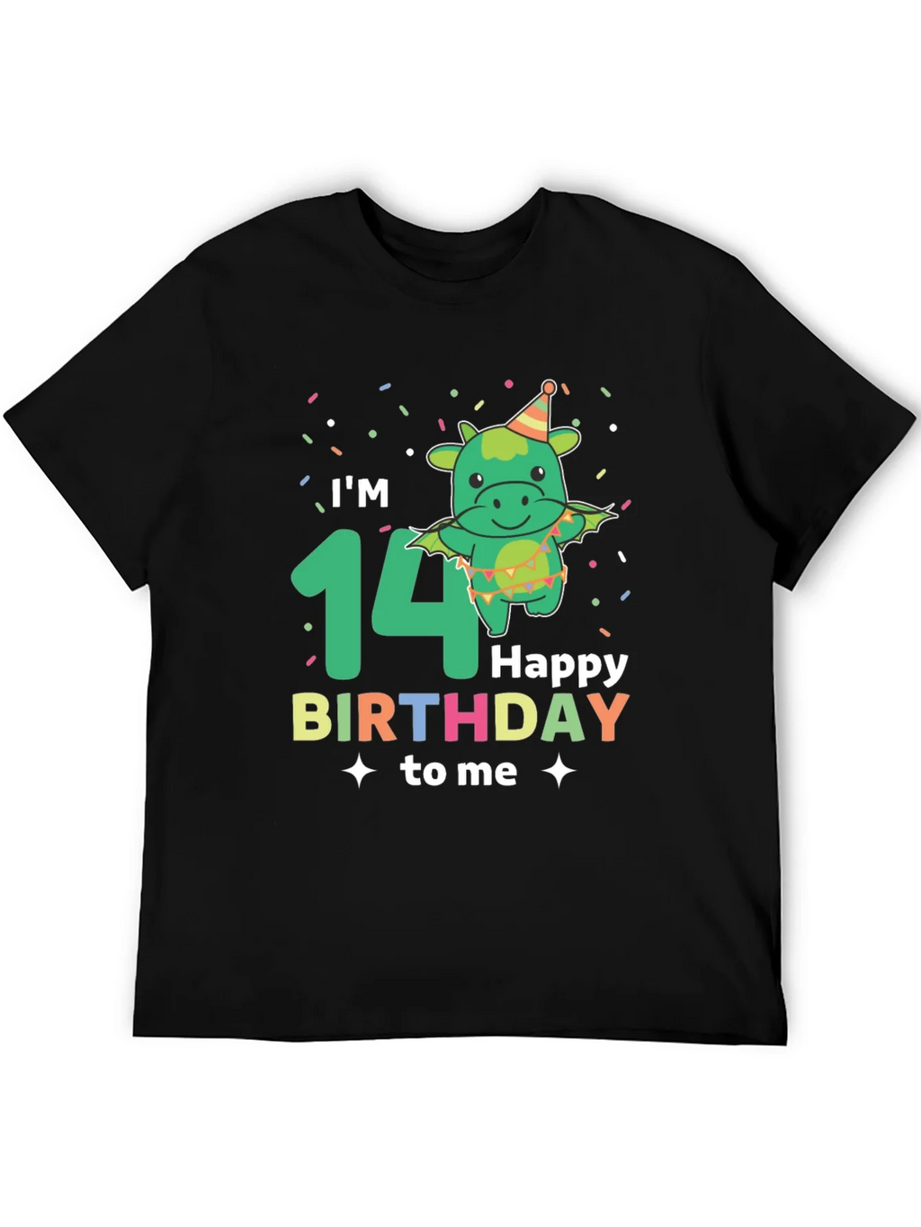 Im 14 Happy Birthday Dragon T-Shirt product image 5