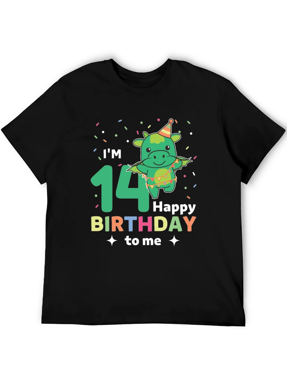 Im 14 Happy Birthday Dragon T-Shirt product image 5