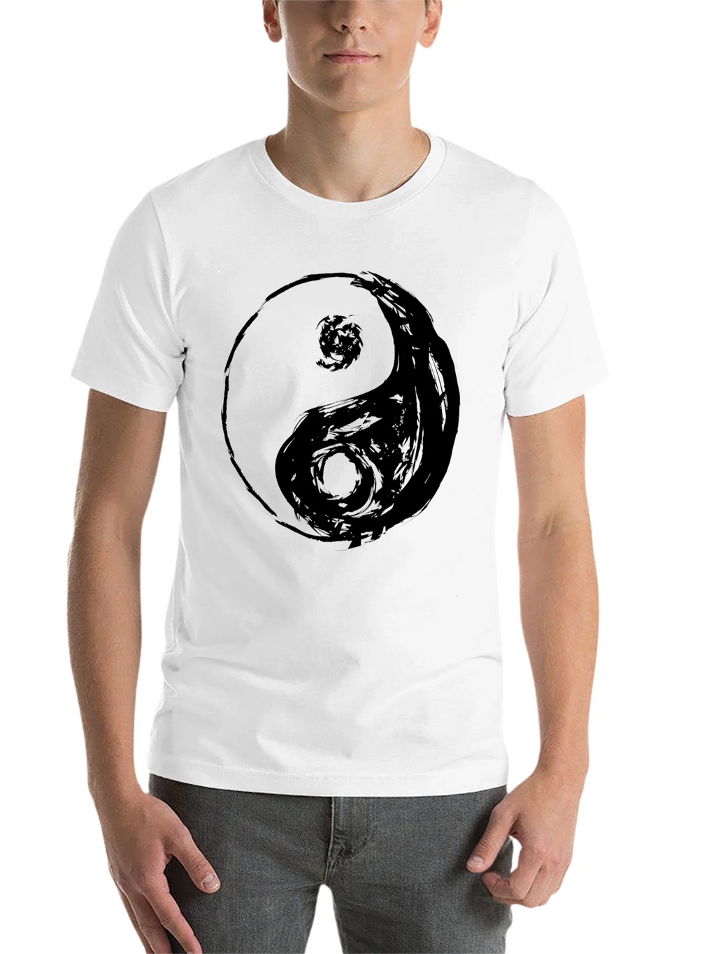 Yin Yang Graphic Tee - Black Comfort Fit product image 10