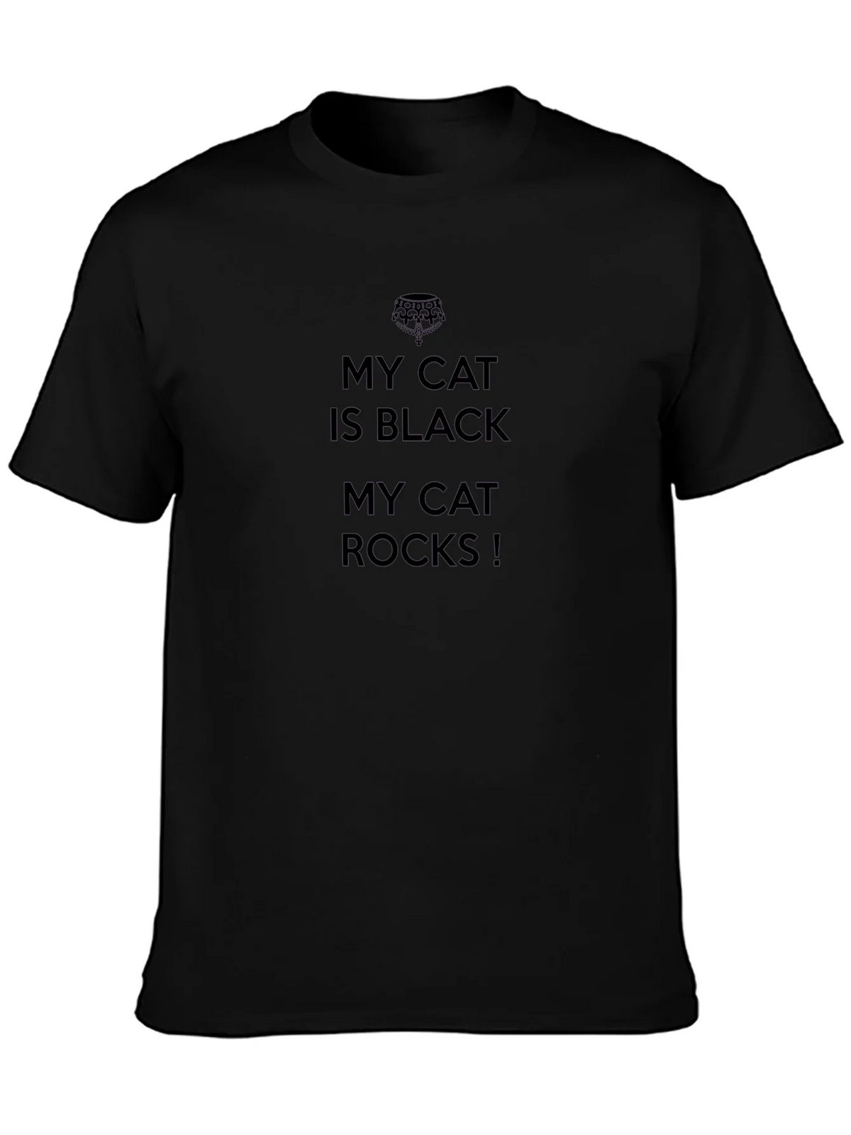 Black Cat Rocks Graphic Tee - Mens product image 3