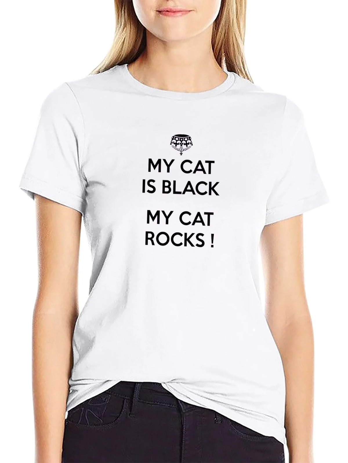 Black Cat Rocks Graphic Tee - Mens product image 8