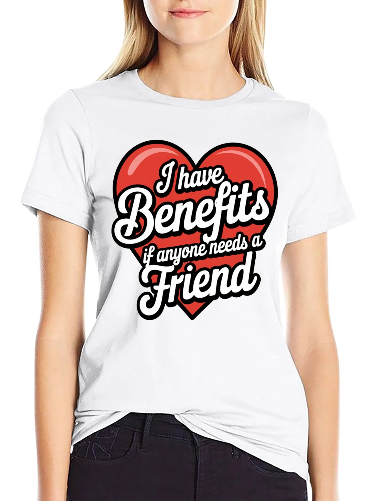 Funny Benefits Graphic T-Shirt product image 8