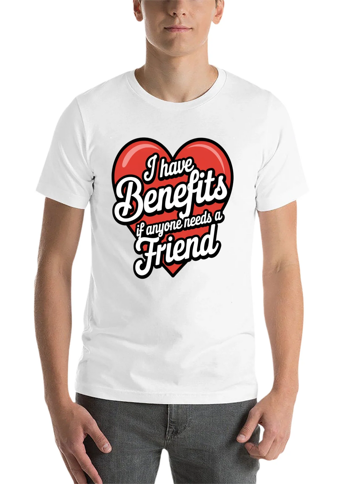 Funny Benefits Graphic T-Shirt product image 10