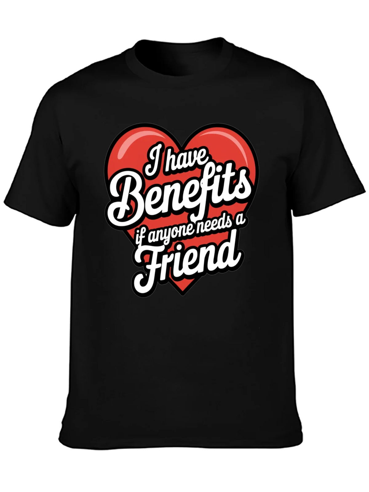 Funny Benefits Graphic T-Shirt product image 3