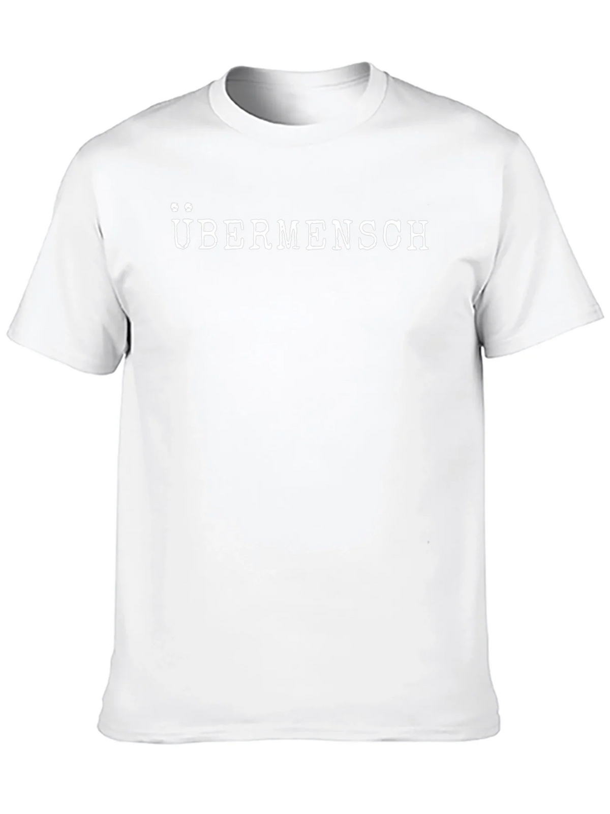 Übermensch Graphic Tee - Black Cotton T-Shirt product image 9