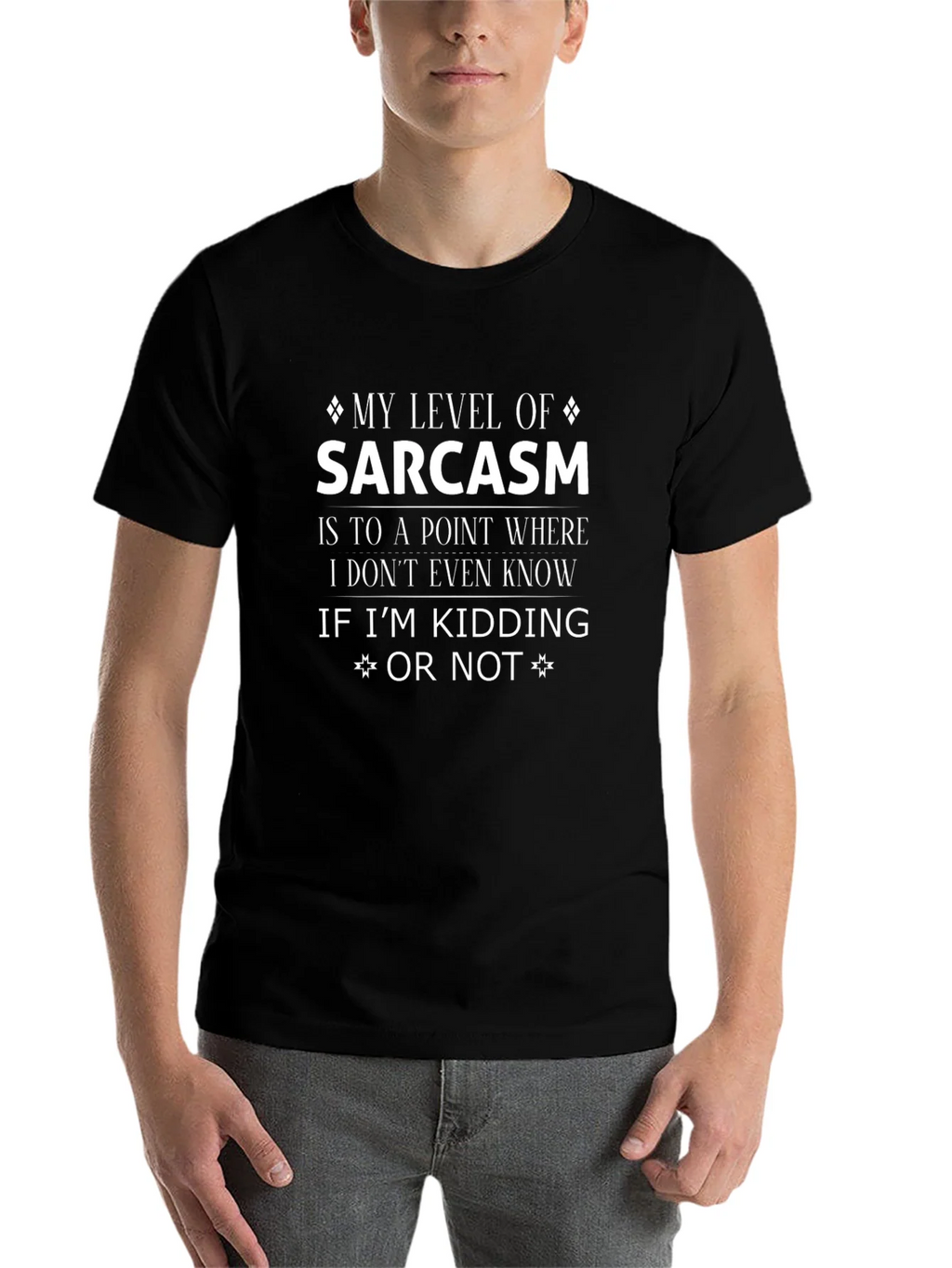 Sarcasm Humor Graphic Print T-Shirt product image 4