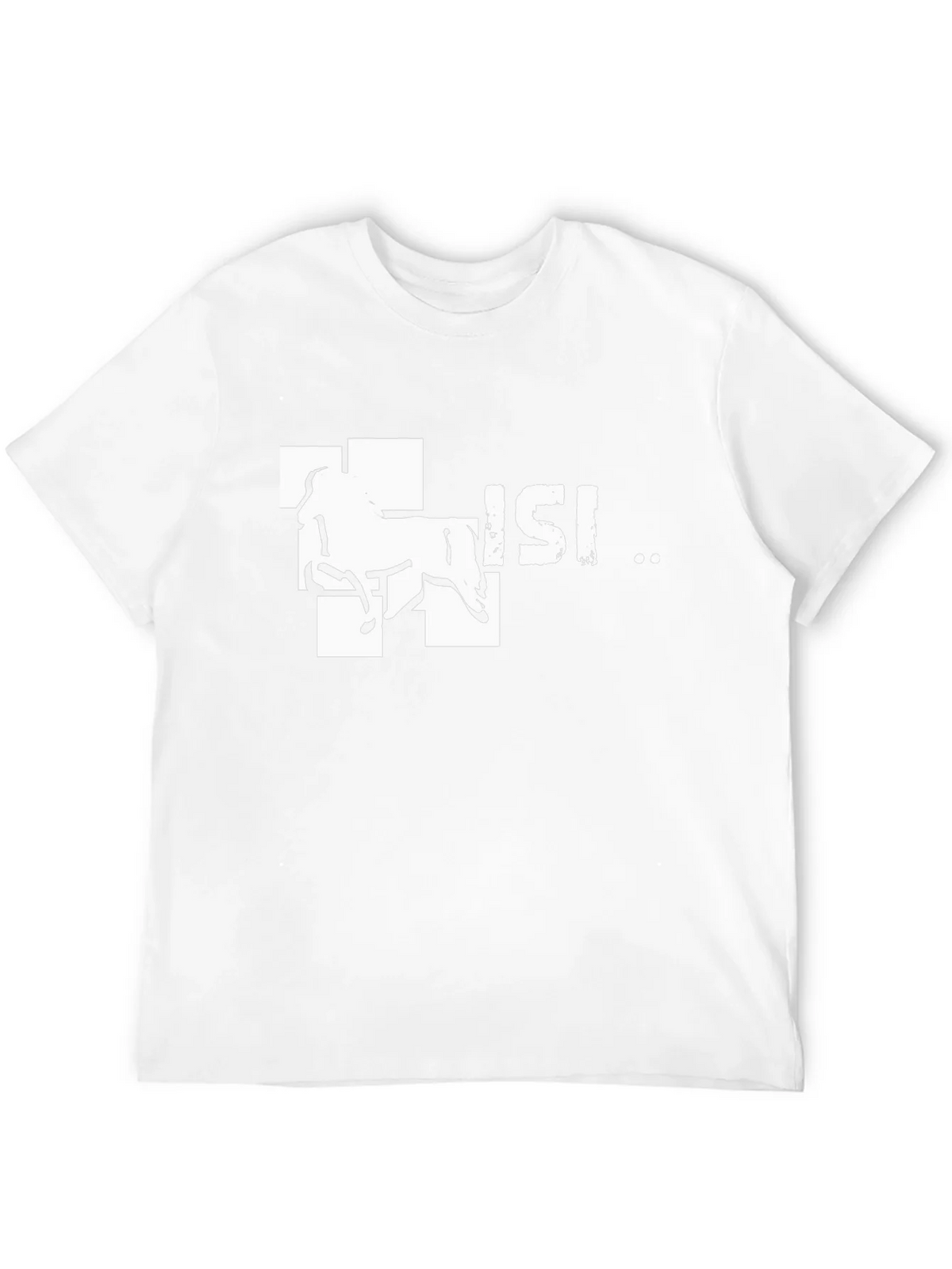 Horse Design Tee - Black Cotton Graphic T-Shirt product image 11