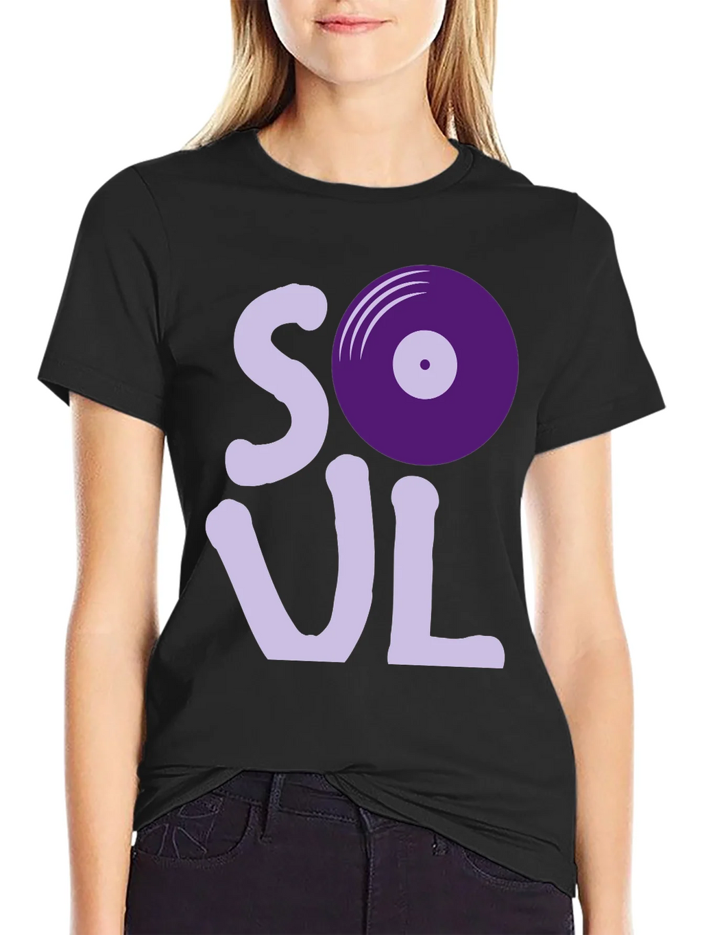 Soul Music T-Shirt - Retro Vinyl Design product image 2