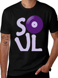 Soul Music T-Shirt - Retro Vinyl Design product image 1