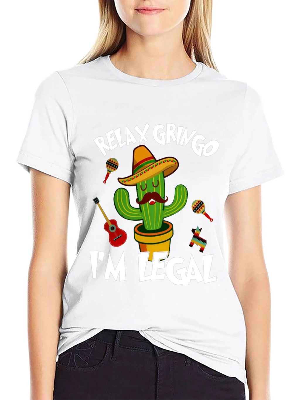 Relax Gringo Im Legal Cactus T-Shirt product image 6