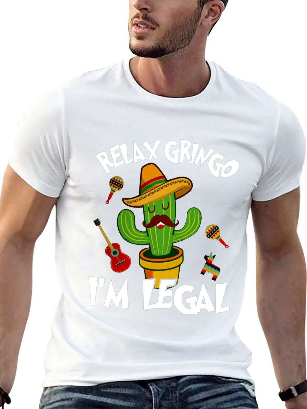 Relax Gringo Im Legal Cactus T-Shirt product image 10