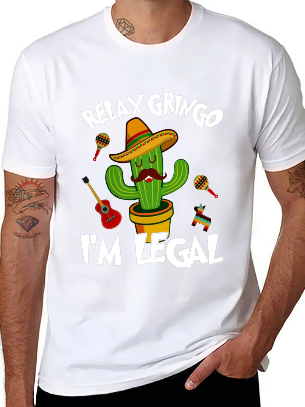 Relax Gringo Im Legal Cactus T-Shirt product image 5