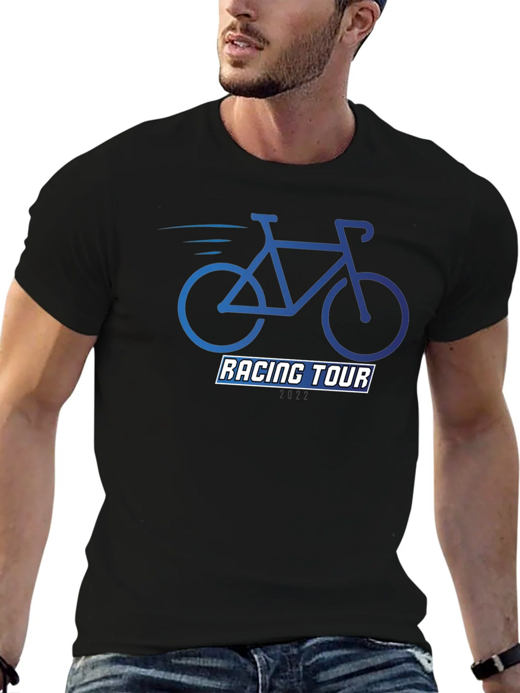 Racing Tour Bike Graphic Tee - Stylish & Comfortable product image 6