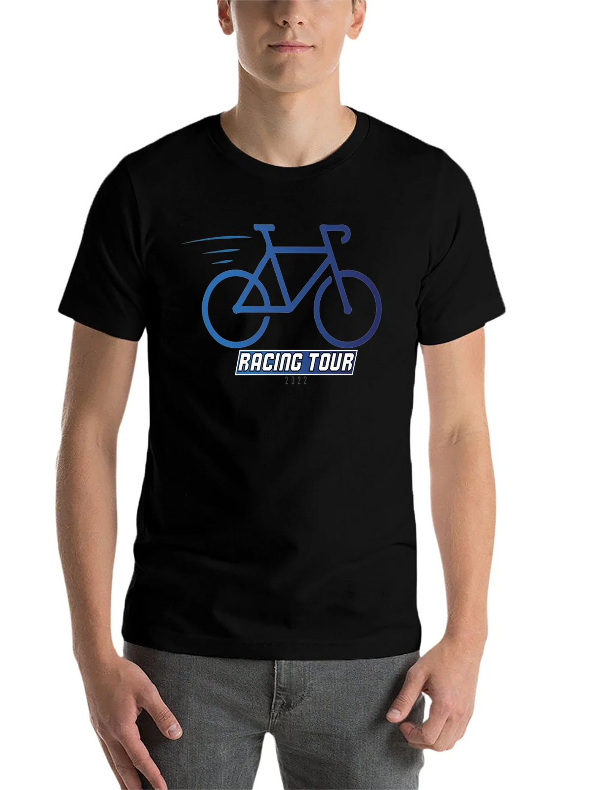 Racing Tour Bike Graphic Tee - Stylish & Comfortable product image 4