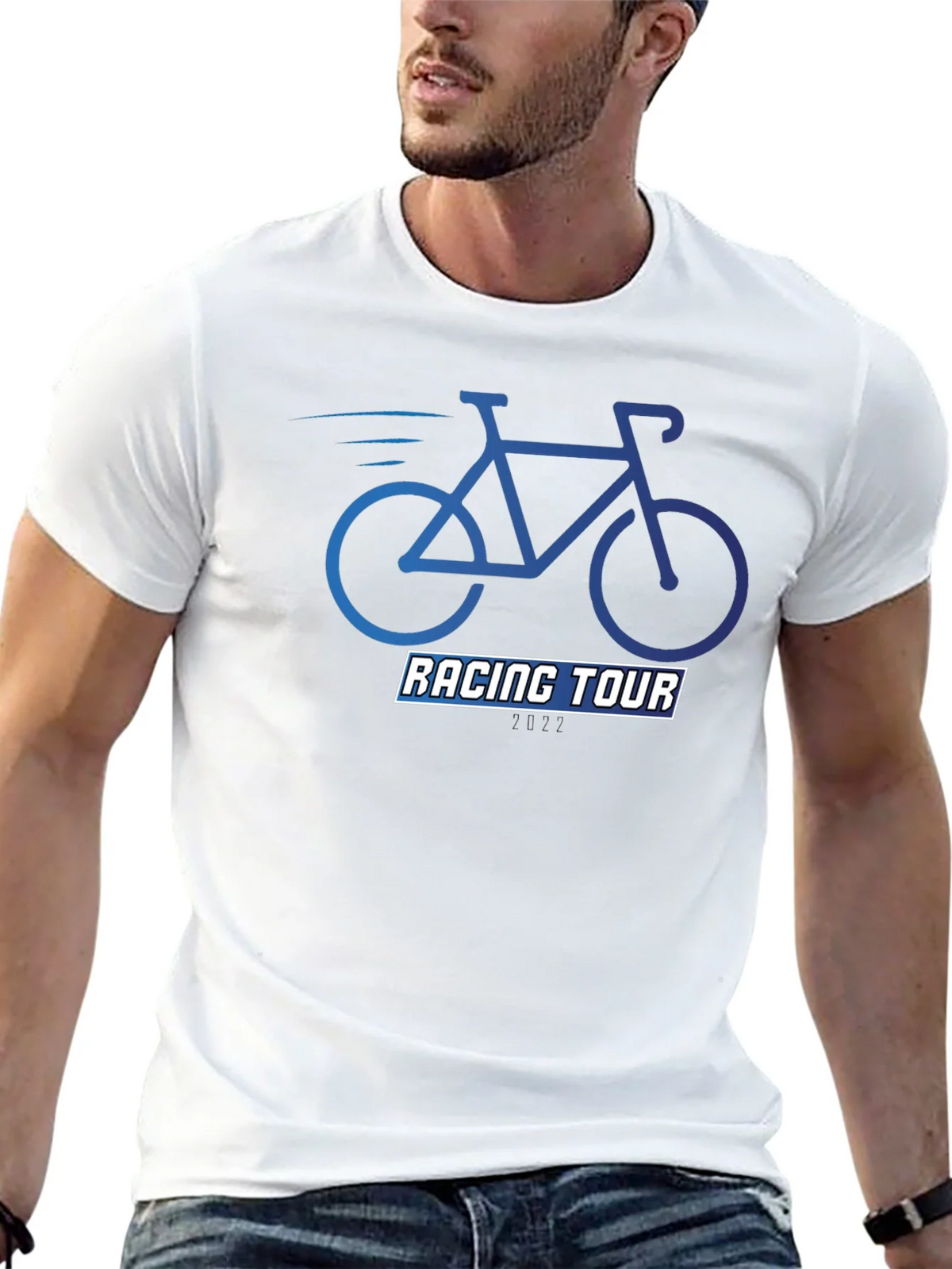 Racing Tour Bike Graphic Tee - Stylish & Comfortable product image 12