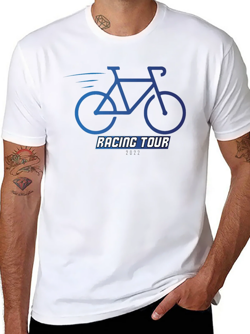 Racing Tour Bike Graphic Tee - Stylish & Comfortable product image 7