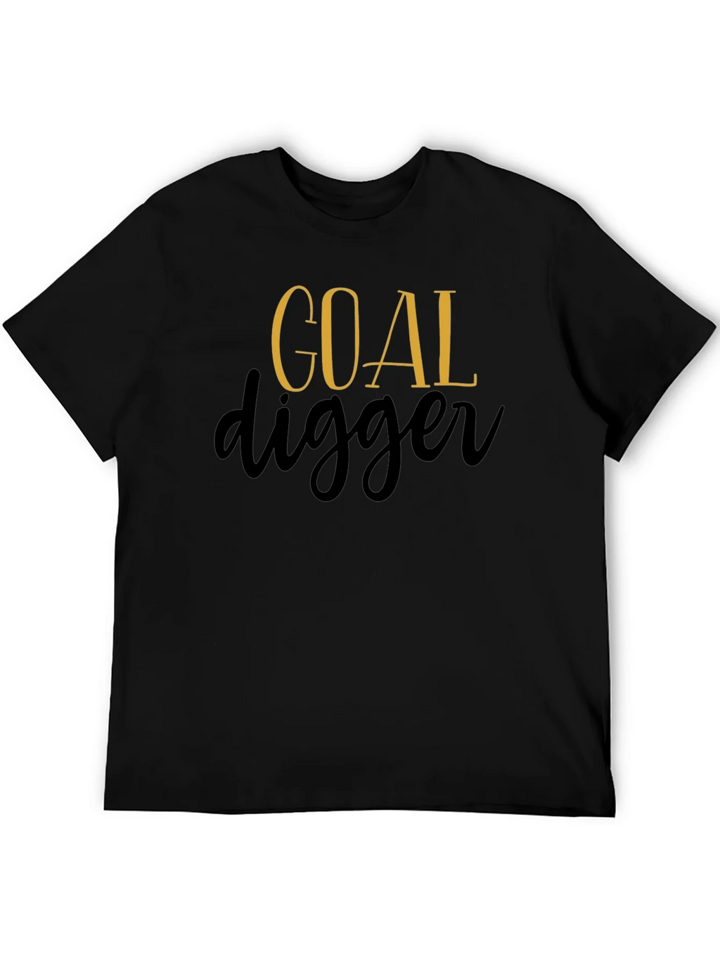 Goal Digger Graphic Tee - Black Cotton product image 5