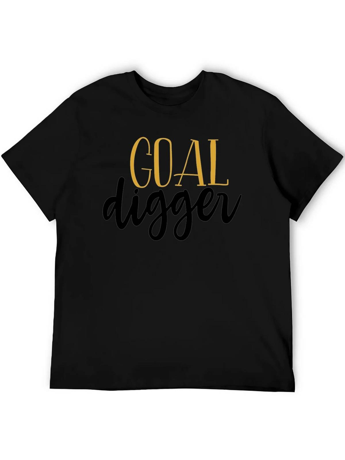 Goal Digger Graphic Tee - Black Cotton product image 5
