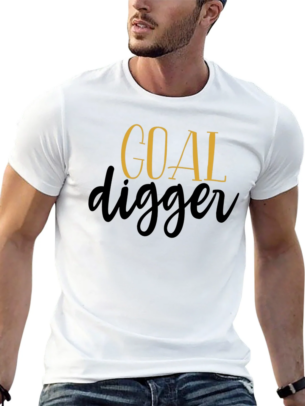 Goal Digger Graphic Tee - Black Cotton product image 12
