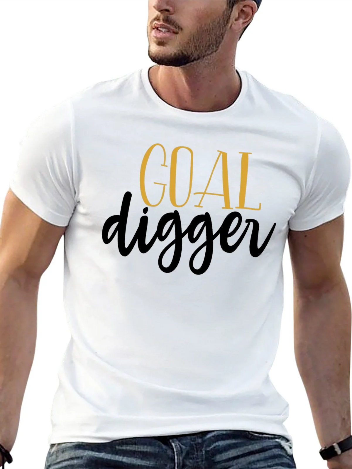 Goal Digger Graphic Tee - Black Cotton product image 12