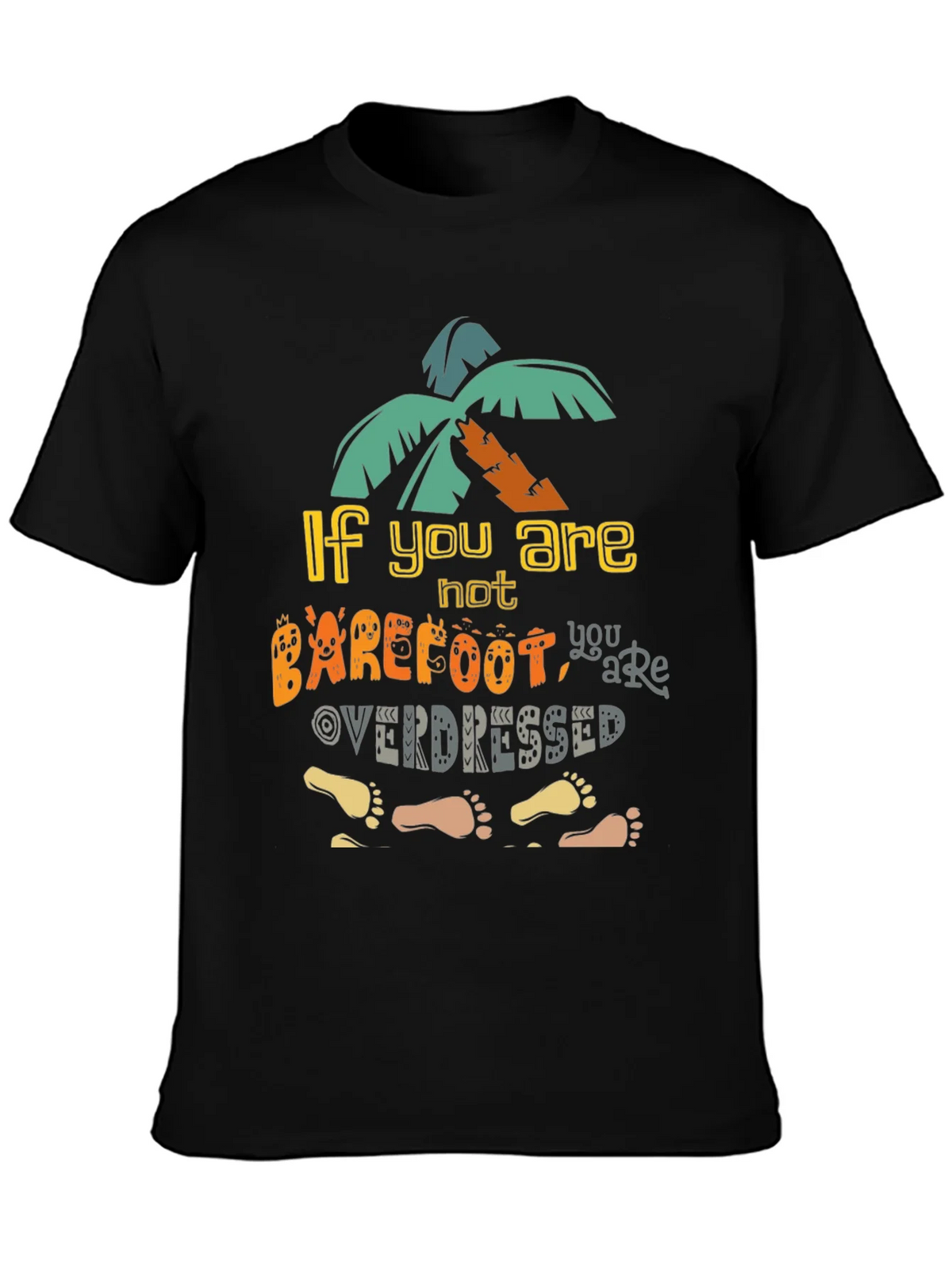 Barefoot Overdressed Graphic Tee - Island Vibes T-Shirt product image 3