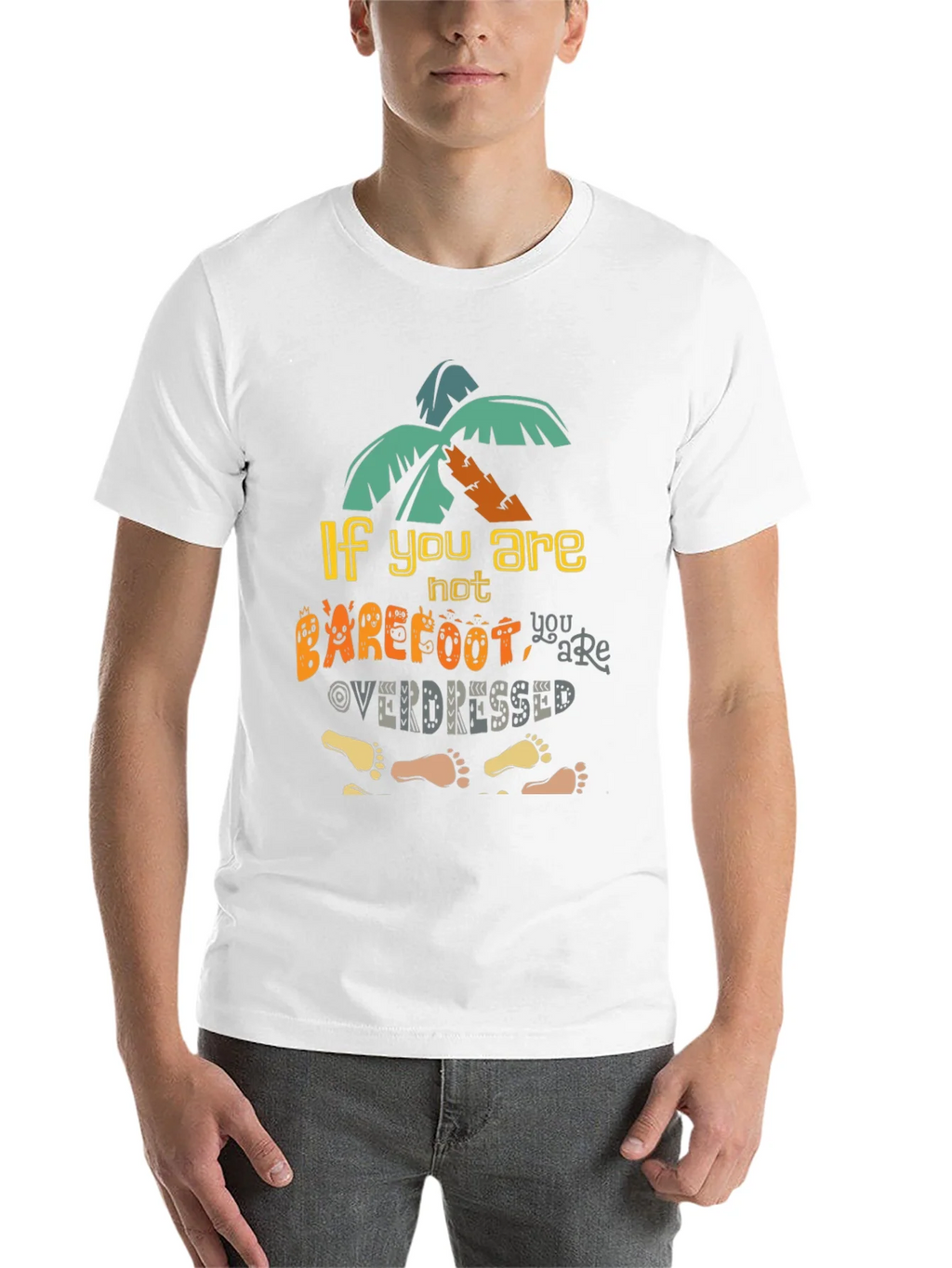 Barefoot Overdressed Graphic Tee - Island Vibes T-Shirt product image 10