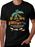 Barefoot Overdressed Graphic Tee - Island Vibes T-Shirt product image 1