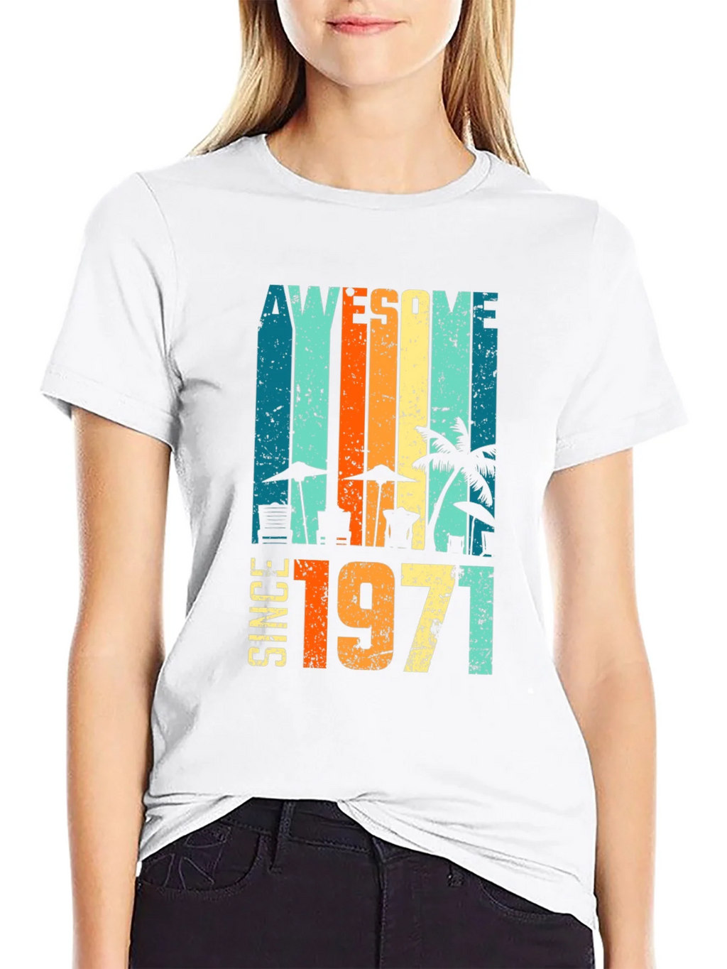 Awesome Since 1971 Retro T-Shirt product image 8