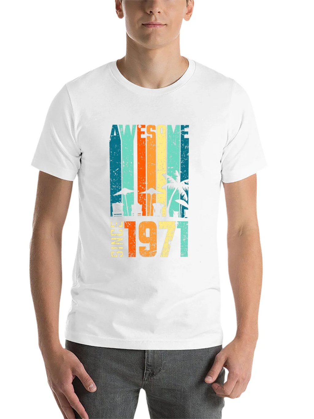 Awesome Since 1971 Retro T-Shirt product image 10